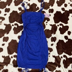 Wild Fable Vibrant Blue Mini Dress